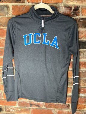 UCLA Bruins 1/4 Zip Jansport Size Medium Gray